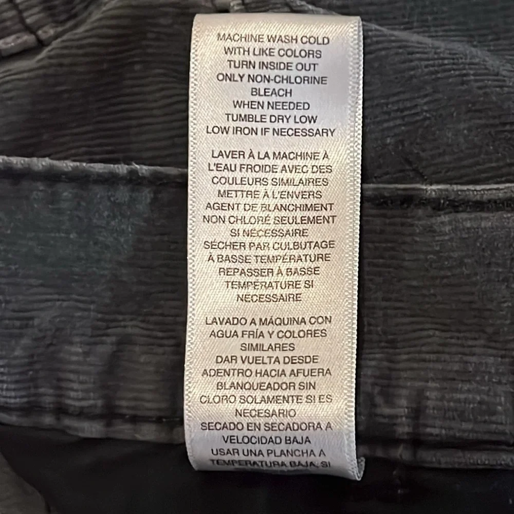 MICHAEL KORS Women’s Corduroy size 32 charcoal grey Pants
